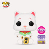 Funko POP Asia Lucky Cat Flocked Summer Convention Limited Edition #190
